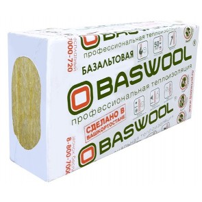 Теплозвукоизоляция BASWOOL ЛАЙТ–45 (1200*600*50)
