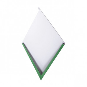 Декоративная панель «Металлошашка» (354/354) полиэстер 0,5 RAL 6002 (лиственно-зеленый)