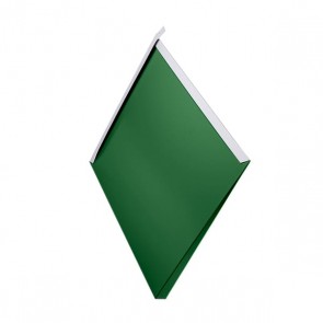 Декоративная панель «Металлошашка» (354/354) полиэстер 0,45 RAL 6002 (лиственно-зеленый)