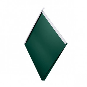 Декоративная панель «Металлошашка» (354/354) полиэстер 0,5 RAL 6005 (зеленый мох)