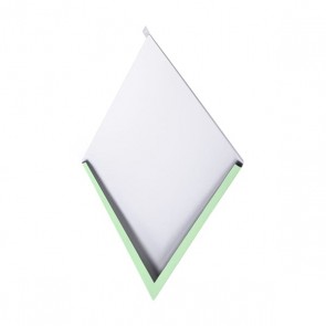 Декоративная панель «Металлошашка» (354/354) полиэстер 0,7 RAL 6019 (бело-зеленый)