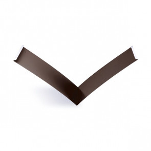 Ендова (300*300), 1,25 м, полиэстер RAL 8017 (шоколадно-коричневый)