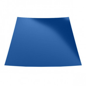 Гладкий лист с защитной пленкой (1250) 0,4 полиэстер RAL 5005 (сигнальный синий)