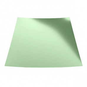 Гладкий лист с защитной пленкой (1250) 0,4 полиэстер RAL 6019 (бело-зеленый)