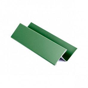H – профиль для металлосайдинга, 2 м, полиэстер, RAL 6002 (лиственно-зеленый)