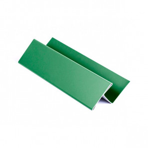 H – профиль для металлосайдинга, 2 м, полиэстер, RAL 6029 (мятно-зеленый)