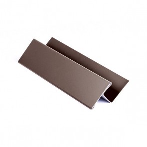 H – профиль для металлосайдинга, 1,25 м, полиэстер, RAL 8017 (шоколадно-коричневый)