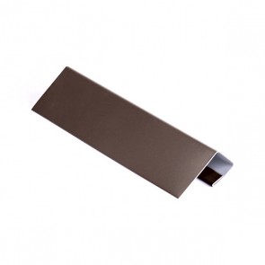 J – профиль для металлосайдинга, 1,25 м, стальной бархат, RAL 8017 (шоколадно-коричневый)
