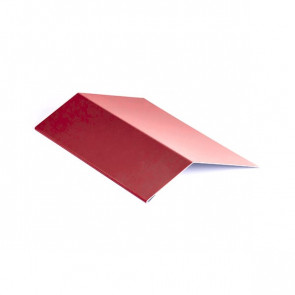 Карнизная планка (60*80), 1,25 м, полиэстер RAL 3003 (рубиново-красный)