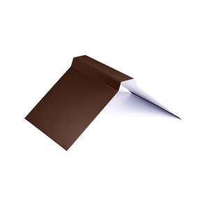 Конек (200*200), 1,25 м, матовый RAL 8017 (шоколадно-коричневый)