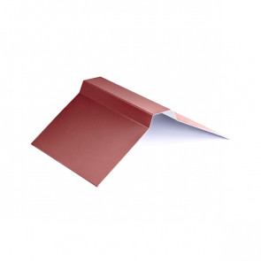 Конек фигурный (150*150), 1,25 м, полиэстер RAL 3011 (коричнево-красный)