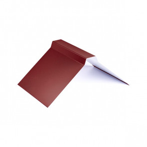 Конек фигурный (200*200), 2 м, полиэстер RAL 3011 (коричнево-красный)