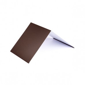 Конек узкий (100*100), 1,25 м, матовый RAL 8017 (шоколадно-коричневый)