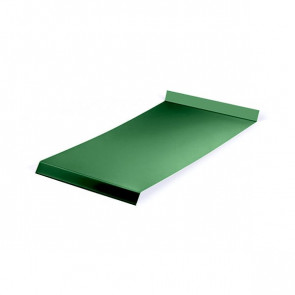 Отлив оконный (20x350x20x10)*1250 полиэстер RAL 6002 (лиственно-зеленый)