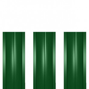 Штакетник металлический ШМ-114 (прямой) 0,5 полиэстер RAL 6002 (лиственно-зеленый)