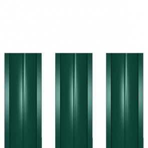 Штакетник металлический ШМ-114 (прямой) 0,5 полиэстер RAL 6005-6005 (зеленый мох) (Штакетник)