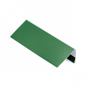 Стартовая (завершающая) планка для БЛОК ХАУСА двойного, 1,25 м, полиэстер, RAL 6002 (лиственно-зеленый)