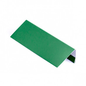 Стартовая (завершающая) планка для БЛОК ХАУСА двойного, 1,25 м, полиэстер, RAL 6029 (мятно-зеленый)