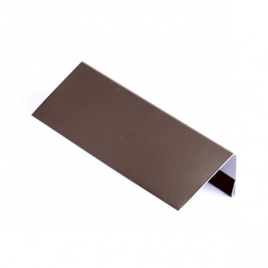 Стартовая планка для металлосайдинга, 1,25 м, полиэстер, RAL 8017 (шоколадно-коричневый)