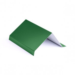 Торцевая планка сложная (90*100), 1,25 м, полиэстер RAL 6002 (лиственно-зеленый)