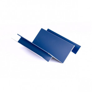 Внутренний угол сложный для металлосайдинга, 1,25 м, полиэстер, RAL 5005 (сигнальный синий)