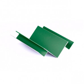 Внутренний угол сложный для металлосайдинга, 1,25 м, полиэстер, RAL 6029 (мятно-зеленый)