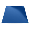 Гладкий лист с защитной пленкой (1250) 0,8 полиэстер RAL 5005 (сигнальный синий)