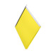 Декоративная панель «Металлошашка» (354/354) полиэстер 0,45 RAL 1018 (цинково-желтый)