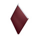 Декоративная панель «Металлошашка» (354/354) глянец 0,55 RAL 3005 (винно-красный)