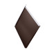 Декоративная панель «Металлошашка» (354/354) полиэстер 0,45 RAL 8017 (шоколадно-коричневый)