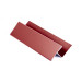H – профиль для металлосайдинга, 1,25 м, полиэстер, RAL 3011 (коричнево-красный)