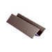 H – профиль для металлосайдинга, 2 м, стальной бархат, RAL 8017 (шоколадно-коричневый)