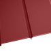 Металлосайдинг "Эльбрус" в пленке (264/240) 0,45 полиэстер RAL 3003 (рубиново-красный)