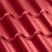 Металлочерепица Монтерроса 25-350 (1170/1110) полиэстер 0,5 RAL 3003 (рубиново-красный)