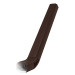 Труба водосточная 76*102*3000 с коленом «МП Модерн», RAL 8017 (шоколадно-коричневый)