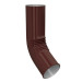 Колено сливное D 150 (отвод) «МП Проект», RAL 8017 (шоколадно-коричневый)