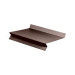 Отлив оконный (20x110x20x20)*2000 полиэстер RAL 8017 (шоколадно-коричневый)