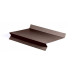 Отлив оконный (20x150x20x20)*1250 матовый RAL 8017 (шоколадно-коричневый)