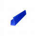 Профиль торцевой UP (2100*8) цвет синий (Поликарбонат)