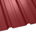 Профнастил НС-35 (1075/1015) 0,5 полиэстер RAL 3003 (рубиново-красный)