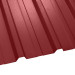 Профнастил НС-35 (1075/1015) 0,55 полиэстер RAL 3011 (коричнево-красный)