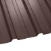 Профнастил НС-35 (1075/1015) 0,45 полиэстер RAL 8017 (шоколадно-коричневый)