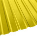 Профнастил МП-20 (1150/1100) 0,65 полиэстер RAL 1018 (цинково-желтый)