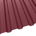Профнастил R-20 (1150/1100) стальной бархат 0,5 RAL 3005 (винно-красный)