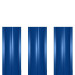 Штакетник металлический ШМ-114 (прямой) 0,4 полиэстер RAL 5005 (сигнальный синий)