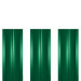 Штакетник металлический ШМ-114 (прямой) 0,45 полиэстер RAL 6029 (мятно-зеленый)