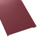 Металлосайдинг Универсальный (вертикальный) в пленке (275/245) стальной бархат 0,5 RAL 3005 (винно-красный)