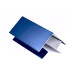 Внешний угол сложный для металлосайдинга, 2 м, полиэстер, RAL 5005 (сигнальный синий)