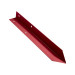 Внешний угол борта грядки металлической КРОМА (42*42*416) RAL 3003 (рубиново-красный)