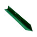 Внешний угол борта грядки металлической КРОМА (42*42*416) RAL 6029 (мятно-зеленый)